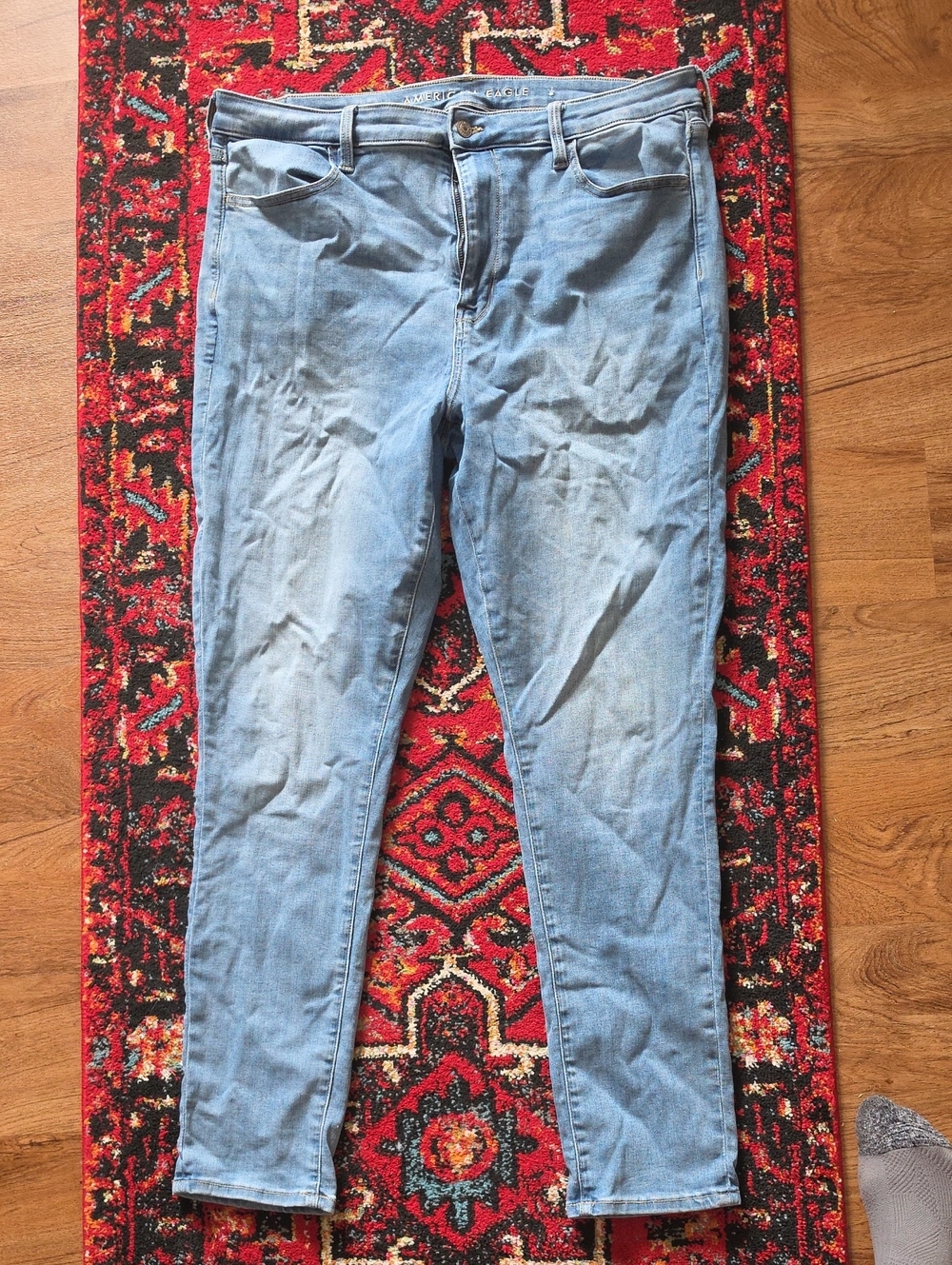 American Eagle Size 18 Long Super High-rise Jegging